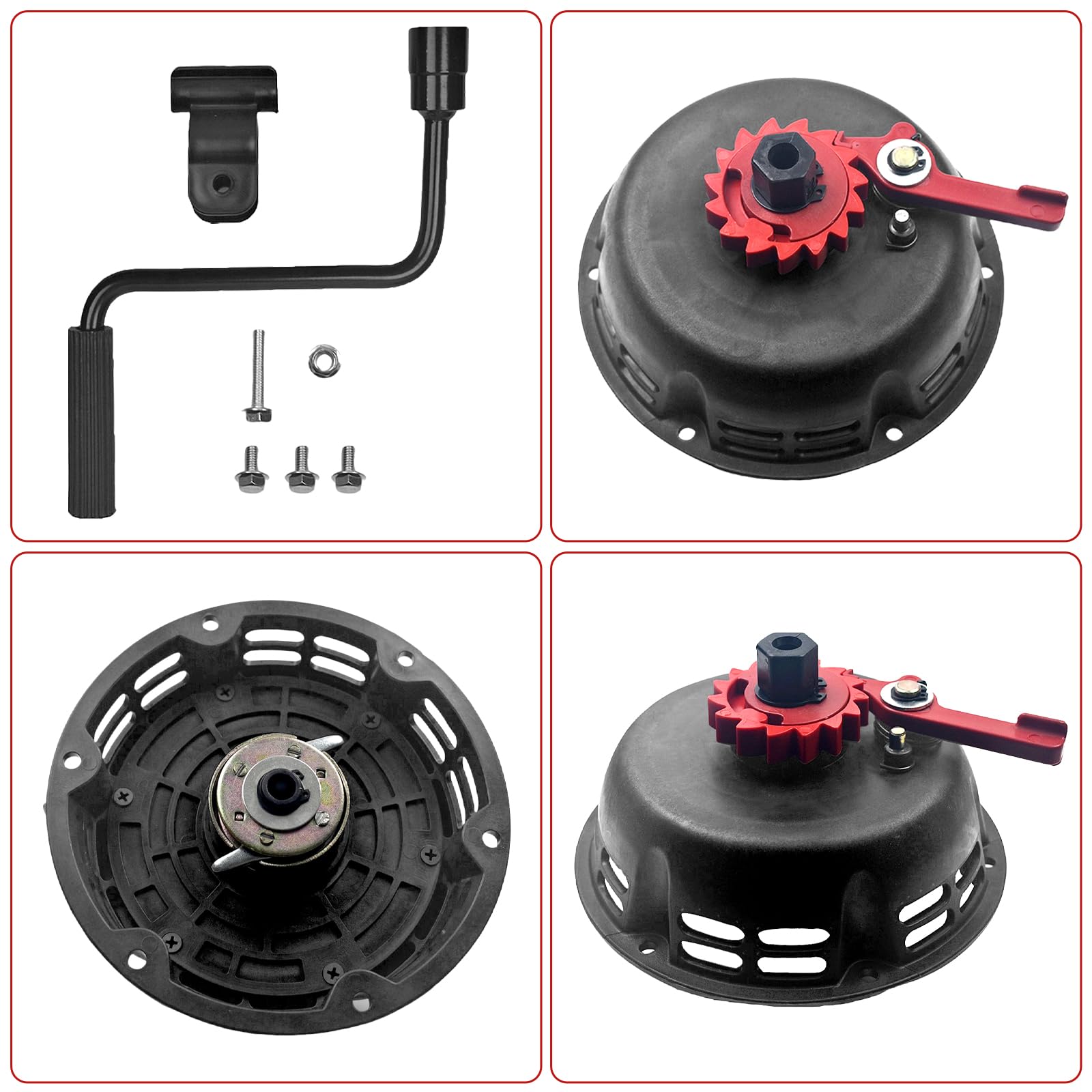 Swilpool Quick Fast Pull Start Recoil Starter Assembly for